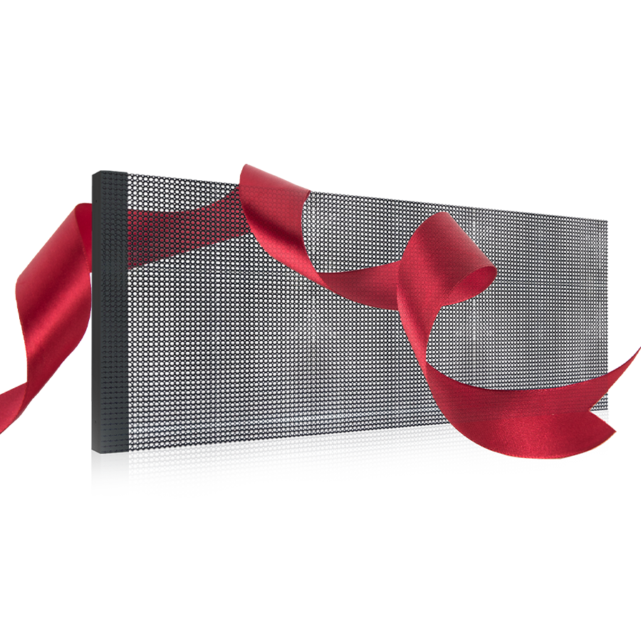 holographic invisible LED screen
