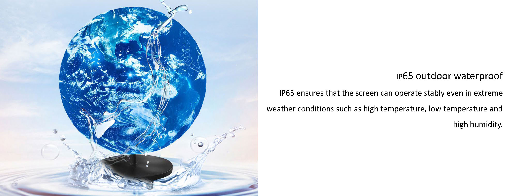 Outdoor Globe LED Screen