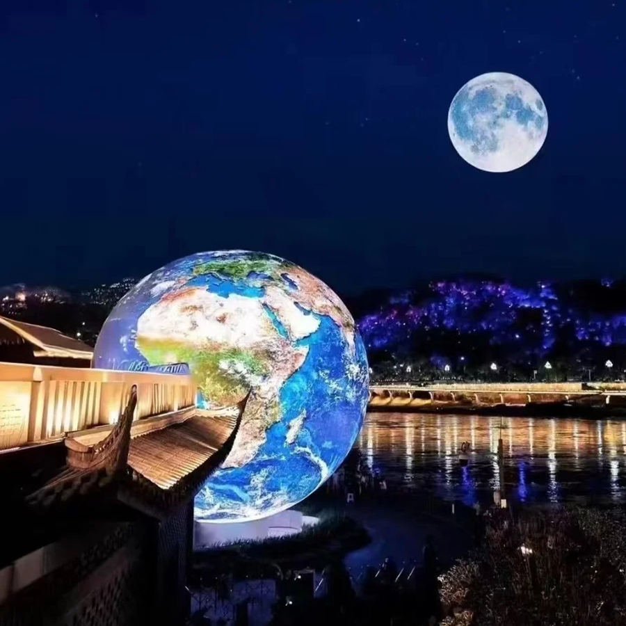 Outdoor Globe LED Screen