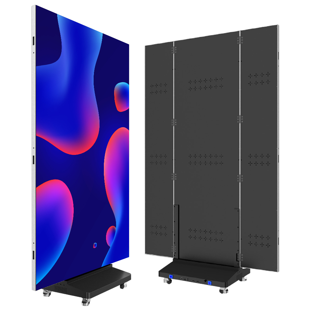 Triple Folding (Double-Sided) LED Poster Screen