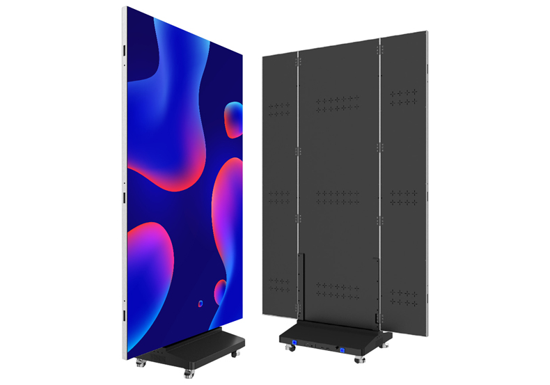 Triple Folding (Double-Sided) LED Poster Screen