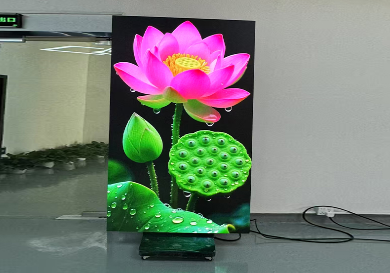 Triple Folding (Double-Sided) LED Poster Screen