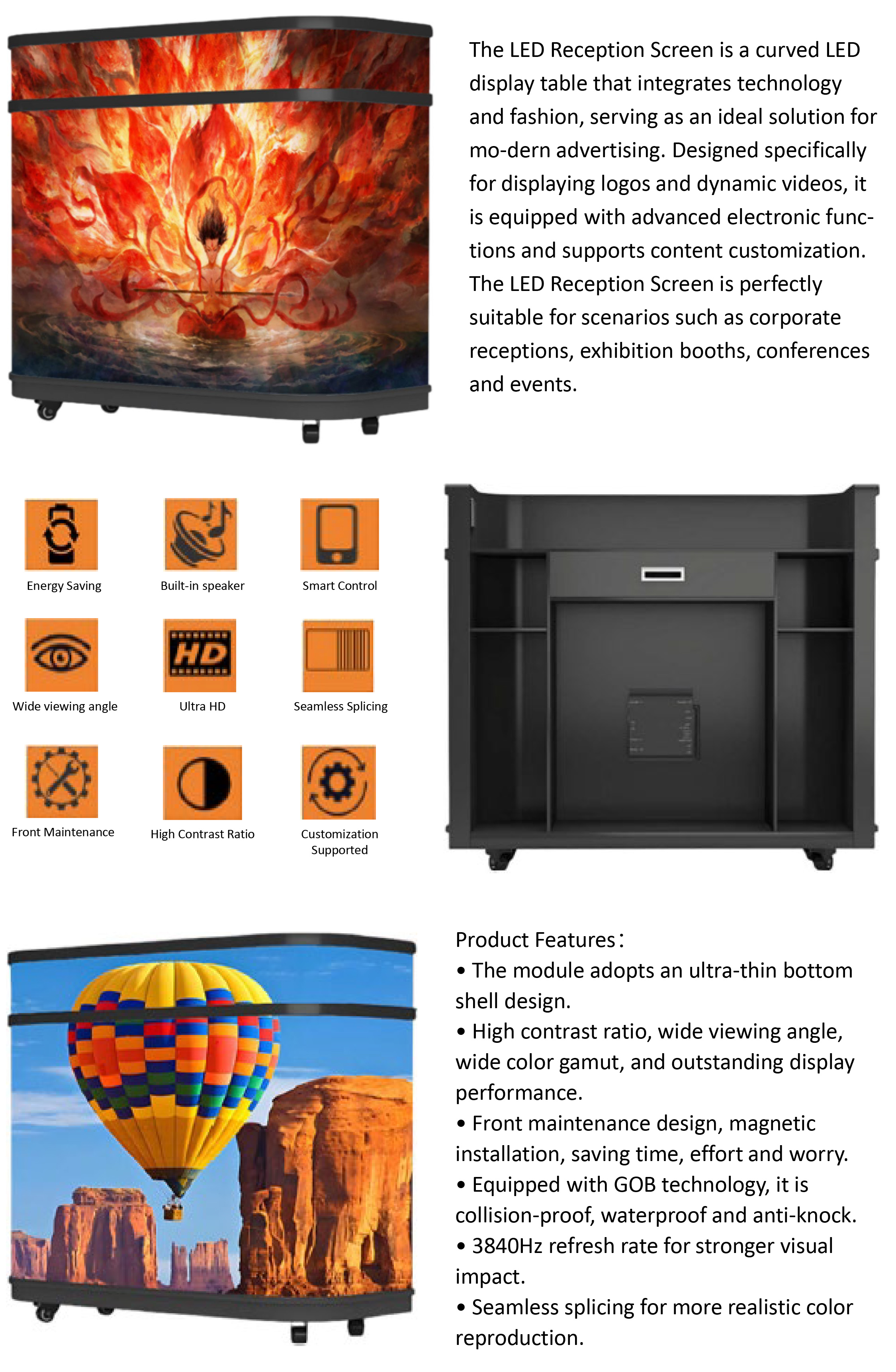 LED Reception Screen